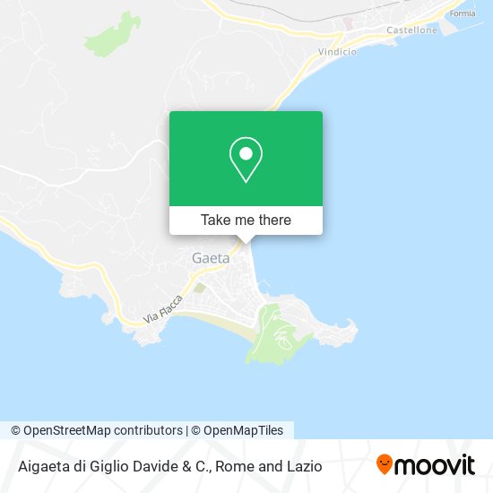 Aigaeta di Giglio Davide & C. map