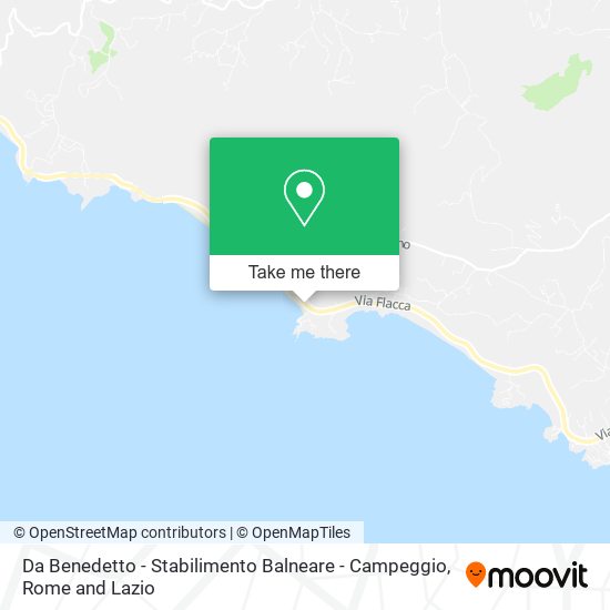 Da Benedetto - Stabilimento Balneare - Campeggio map