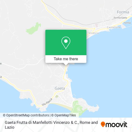 Gaeta Frutta di Manfellotti Vincenzo & C. map