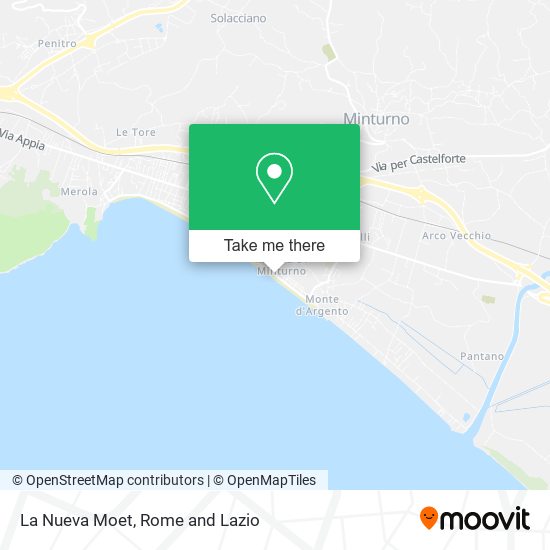 La Nueva Moet map