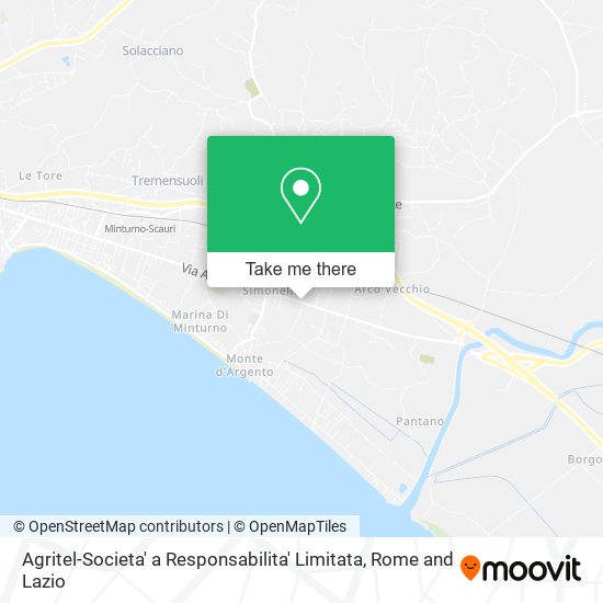 Agritel-Societa' a Responsabilita' Limitata map