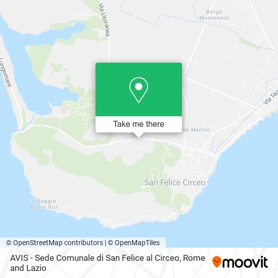 AVIS - Sede Comunale di San Felice al Circeo map