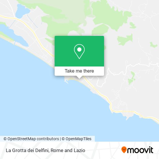 La Grotta dei Delfini map