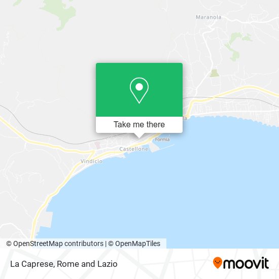 La Caprese map