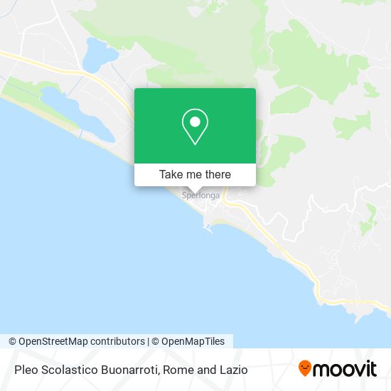 Pleo Scolastico Buonarroti map