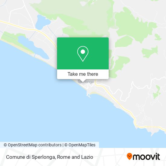 Comune di Sperlonga map