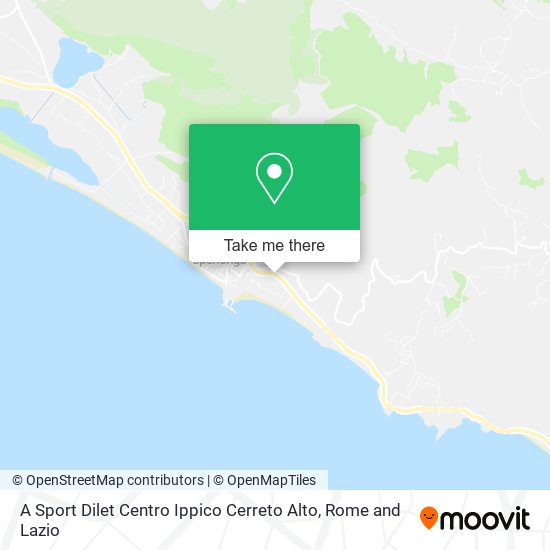A Sport Dilet Centro Ippico Cerreto Alto map
