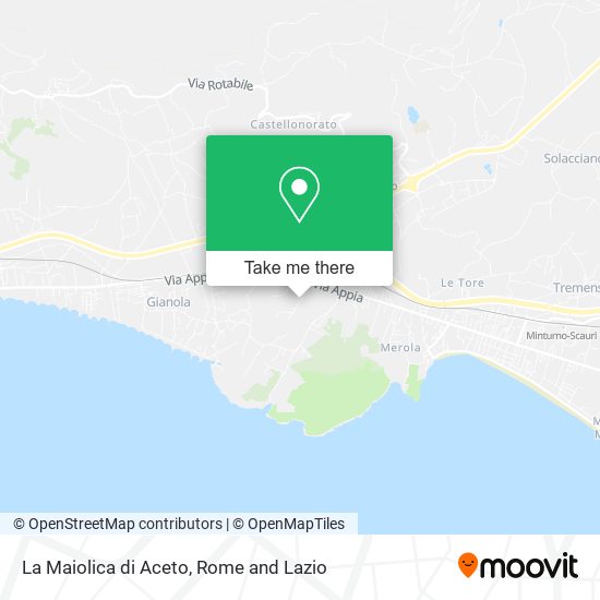 La Maiolica di Aceto map