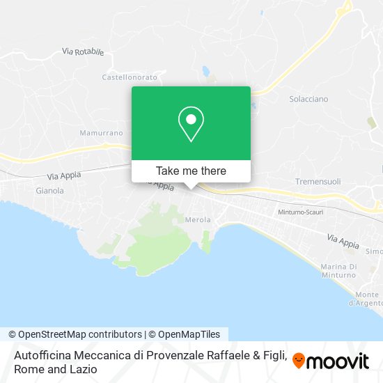 Autofficina Meccanica di Provenzale Raffaele & Figli map