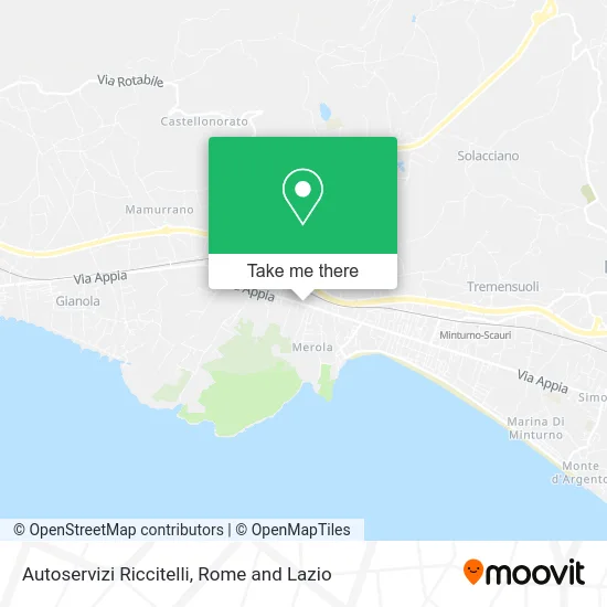 Riccitelli Bus Services map