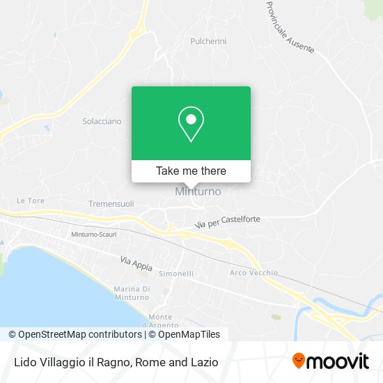 Lido Villaggio il Ragno map