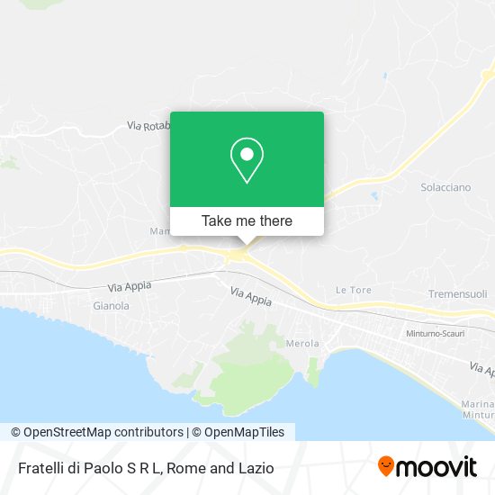 Fratelli di Paolo S R L map