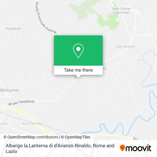 Albergo la Lanterna di d'Arienzo Rinaldo map