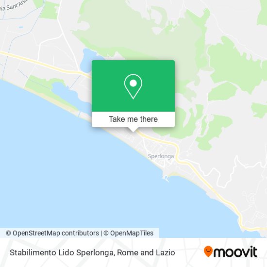 Stabilimento Lido Sperlonga map