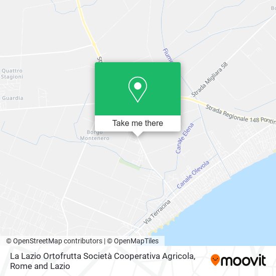 La Lazio Ortofrutta Società Cooperativa Agricola map