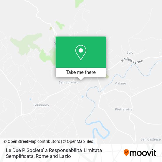 Le Due P Societa' a Responsabilita' Limitata Semplificata map