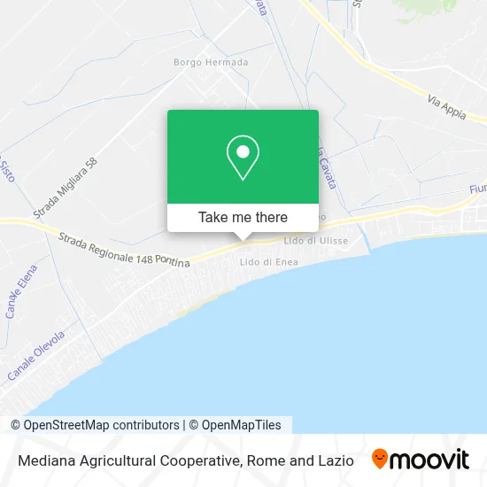 Mediana Agricultural Cooperative map