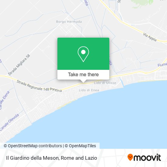 Il Giardino della Meson map