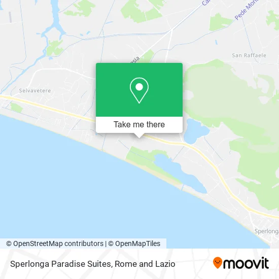 Sperlonga Paradise Suites map