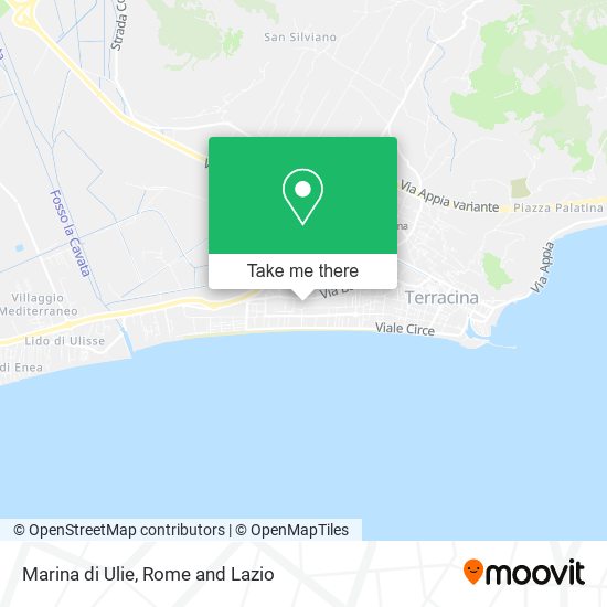 Marina di Ulie map