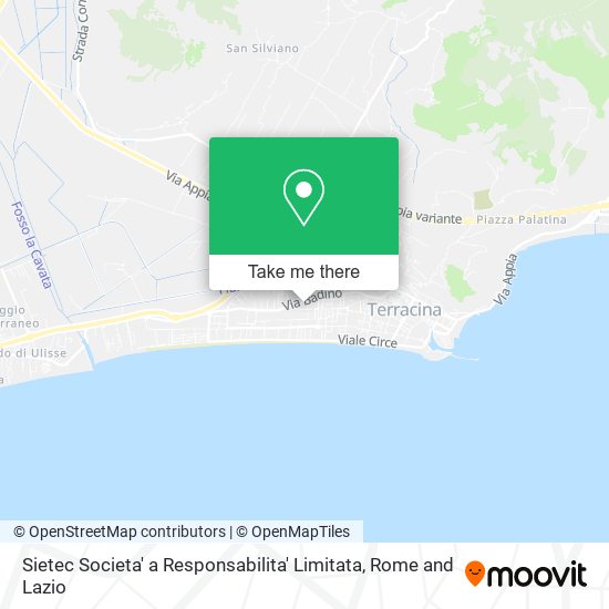 Sietec Societa' a Responsabilita' Limitata map