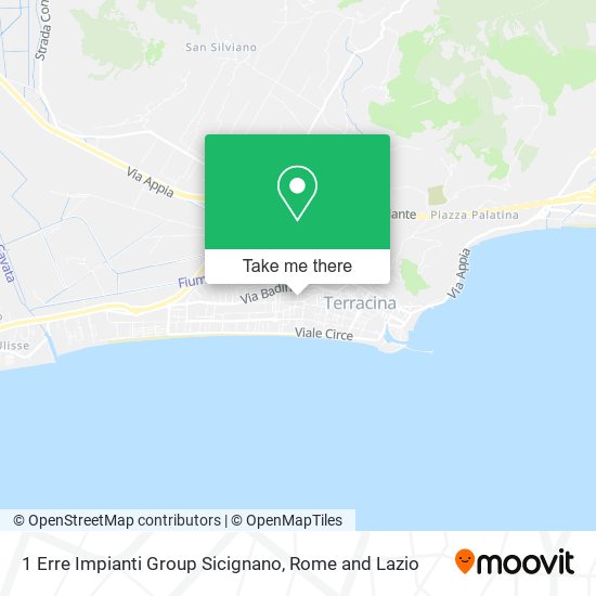 1 Erre Impianti Group Sicignano map
