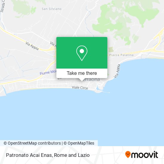 Patronato Acai Enas map