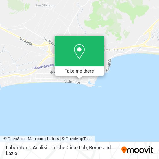 Laboratorio Analisi Cliniche Circe Lab map