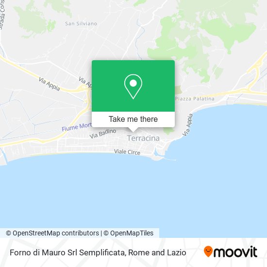 Forno di Mauro Srl Semplificata map