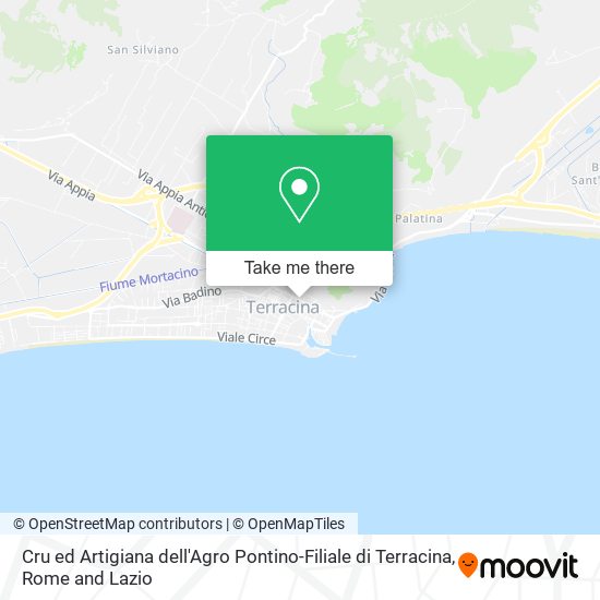 Cru ed Artigiana dell'Agro Pontino-Filiale di Terracina map