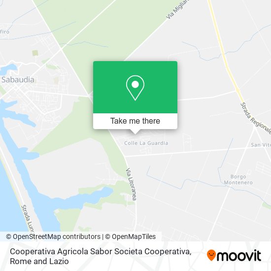 Cooperativa Agricola Sabor Societa Cooperativa map