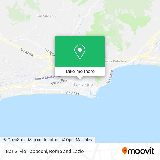 Bar Silvio Tabacchi map