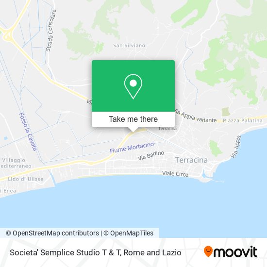 Societa' Semplice Studio T & T map