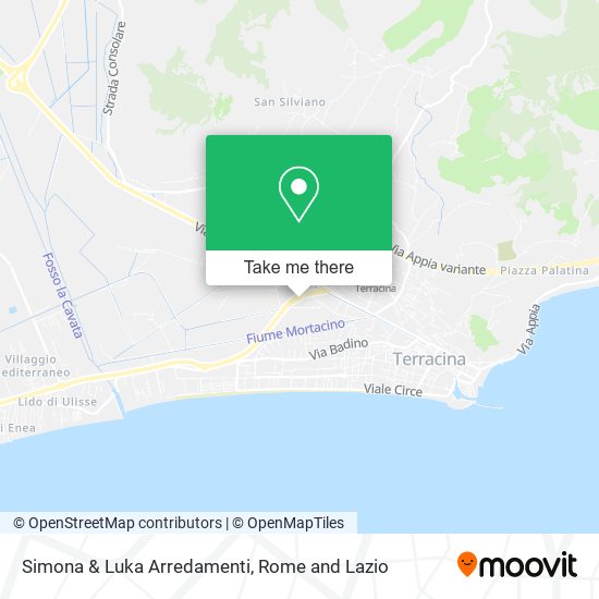 Simona & Luka Arredamenti map