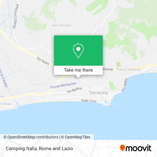 Camping Italia map
