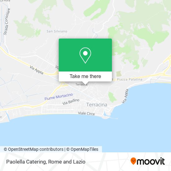 Paolella Catering map