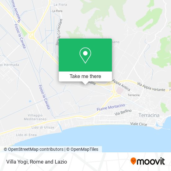 Villa Yogi map