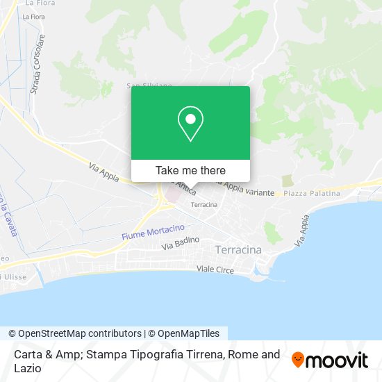 Carta & Amp; Stampa Tipografia Tirrena map