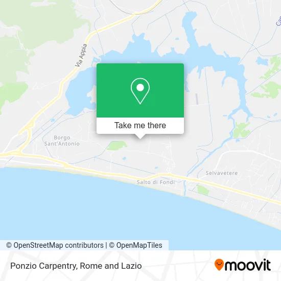 Ponzio Carpentry map