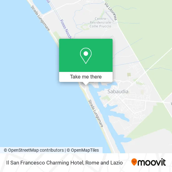 San Francesco Charming Hotel map