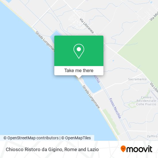 Chiosco Ristoro da Gigino map