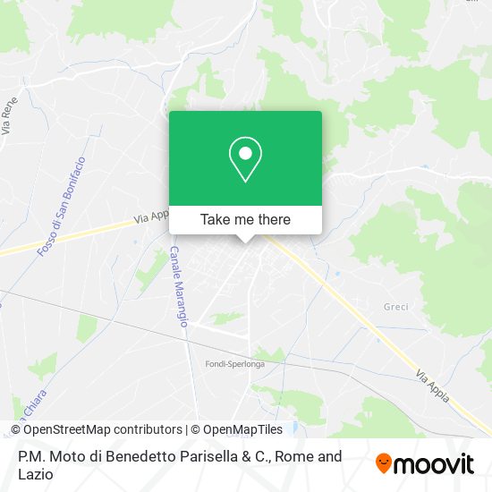 P.M. Moto di Benedetto Parisella & C. map
