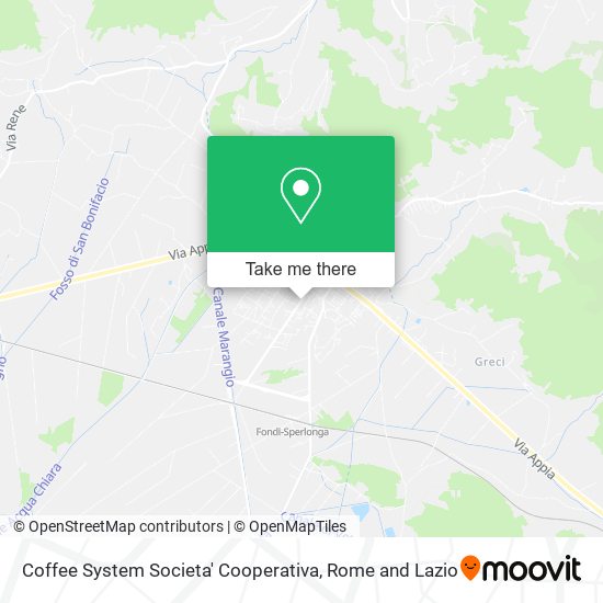 Coffee System Societa' Cooperativa map