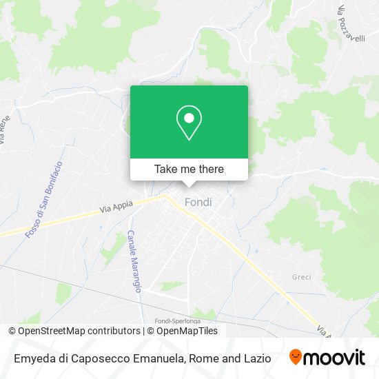 Emyeda di Caposecco Emanuela map