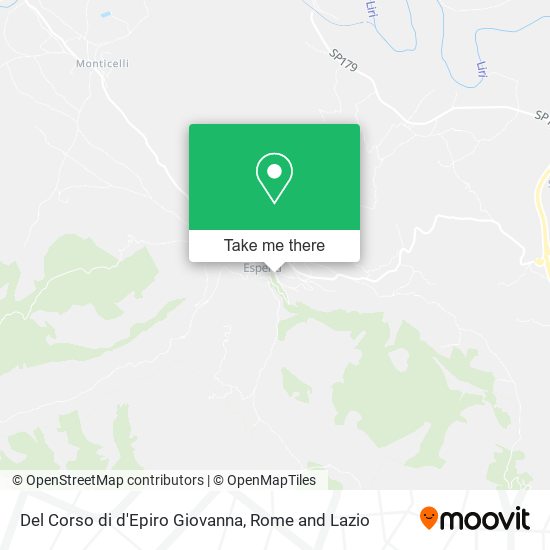 Del Corso di d'Epiro Giovanna map