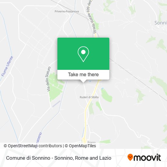Comune di Sonnino - Sonnino map