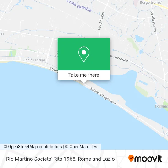 Rio Martino Society Rita 1968 map