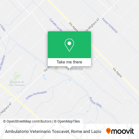 Ambulatorio Veterinario Toscavet map