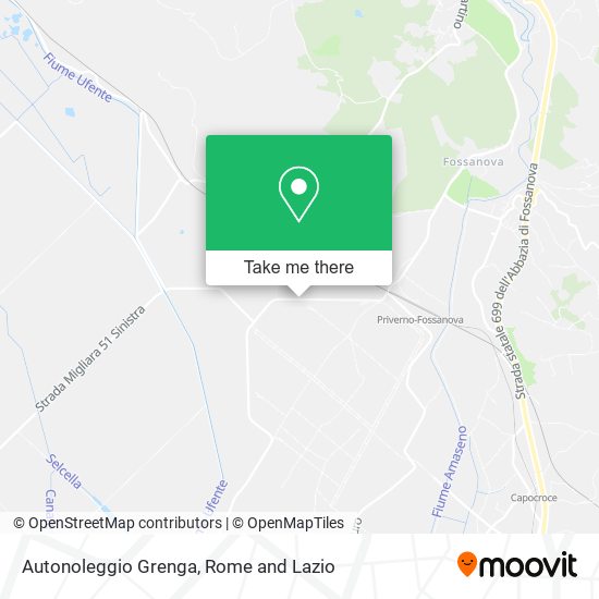 Autonoleggio Grenga map