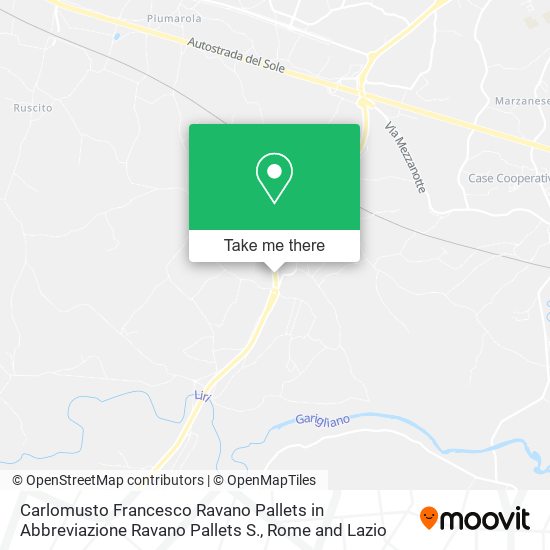 Carlomusto Francesco Ravano Pallets in Abbreviazione Ravano Pallets S. map